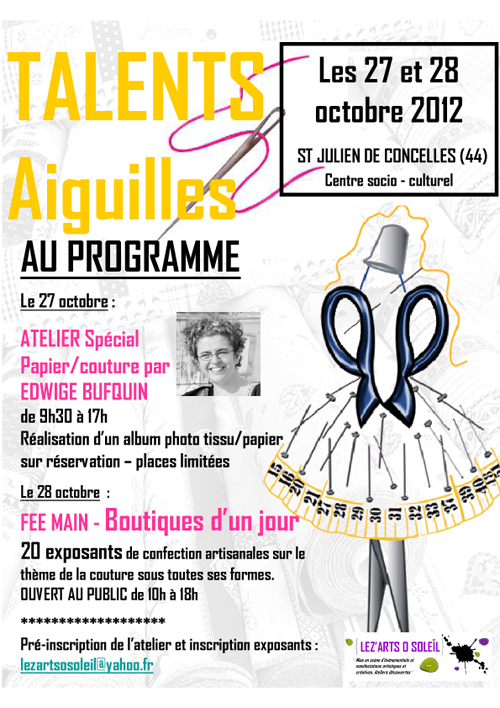 AFFICHE TALENTS AIGUILLES